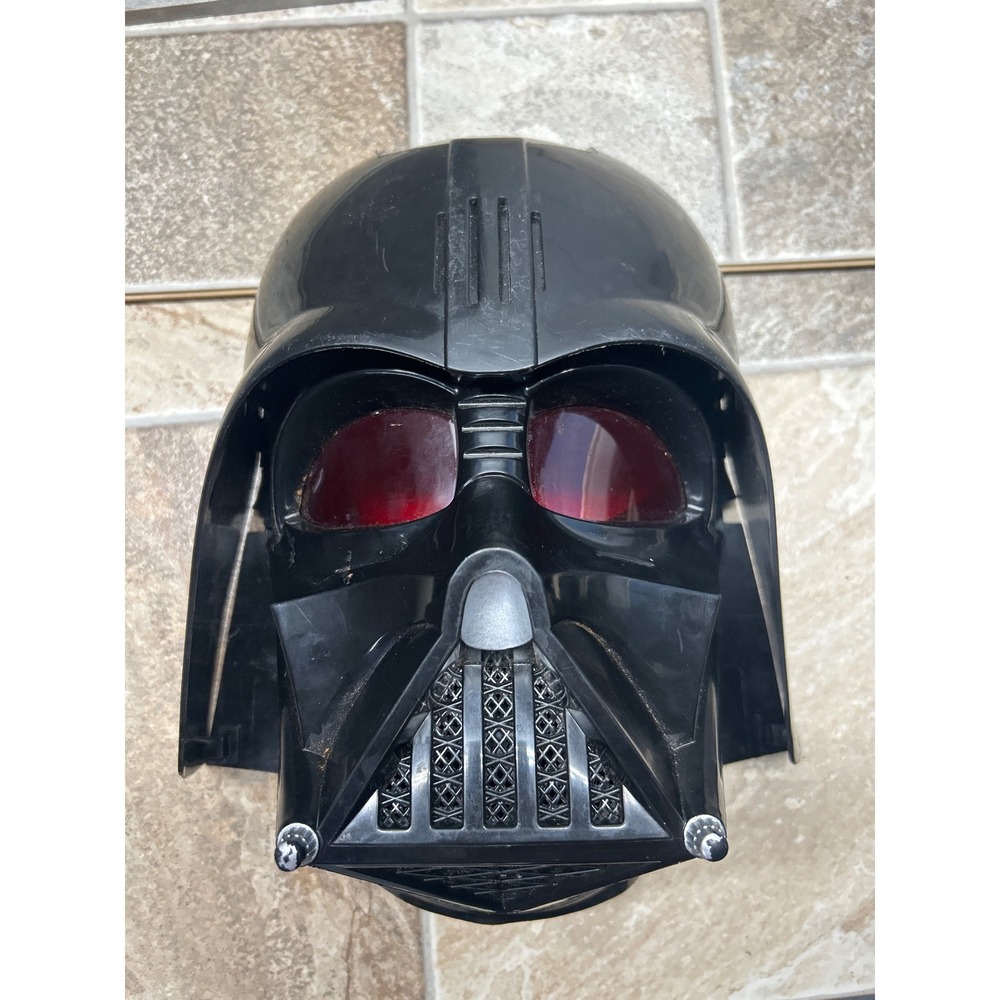 Star Wars Darth Vader Voice Changer Helmet Mask Hasbro 2013 Black tested works